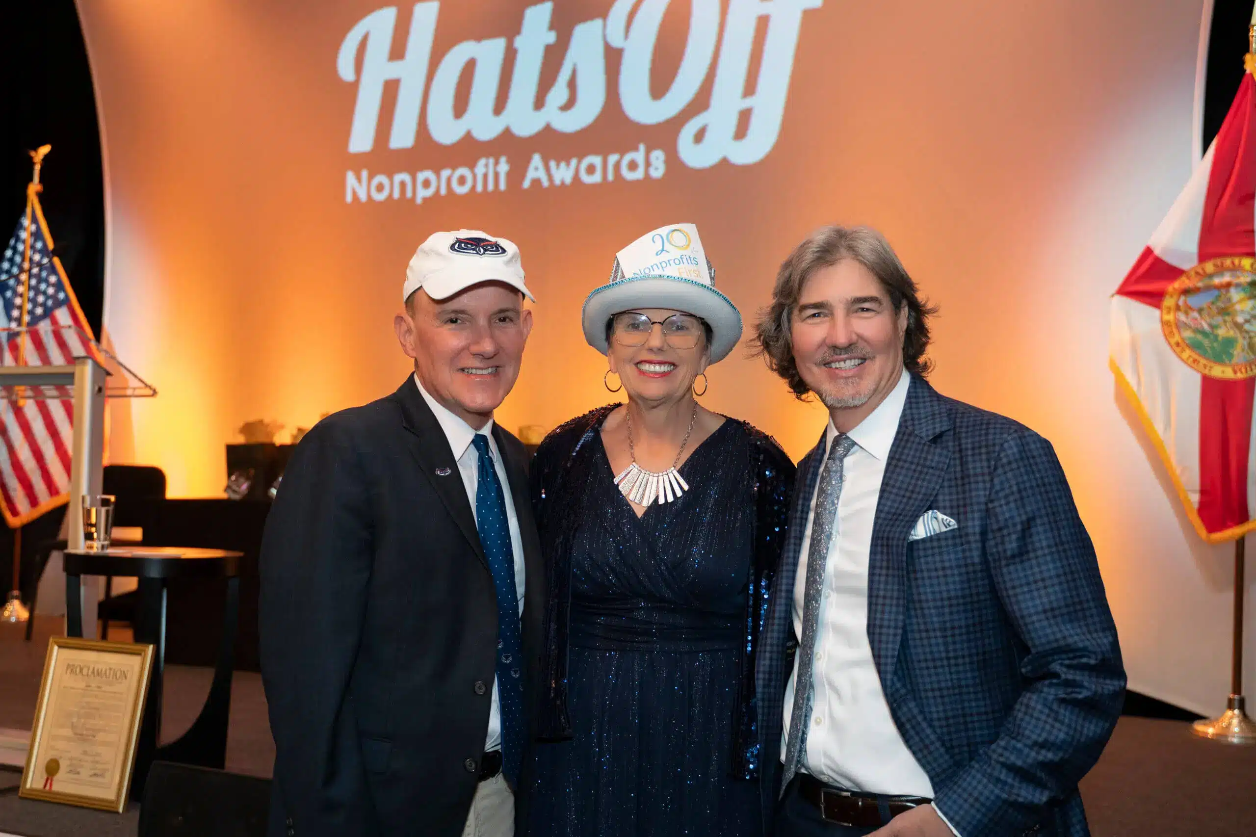 Bill Bone Hosts 9th Hats Off Nonprofit Awards at Kravis Center